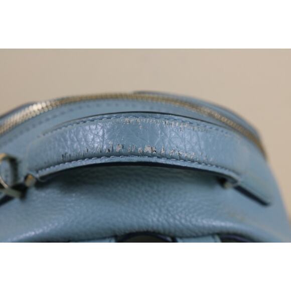 Kate Spade Backpack Blue Pebble Leather Jackson Medium Bag - Picture 15 of 16